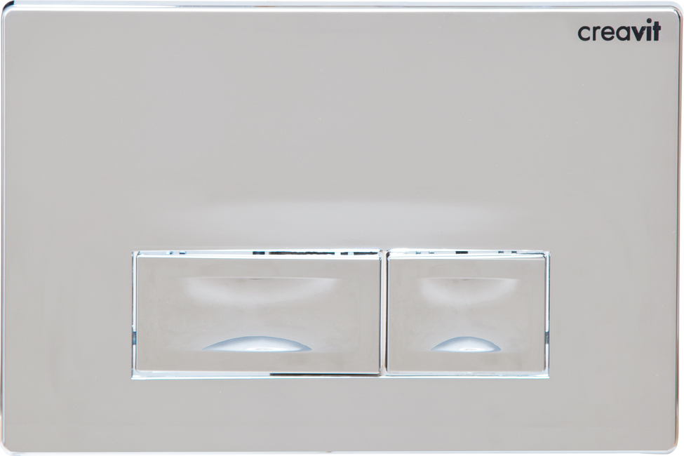 Кнопка смыва Creavit Ore, хром глянцевый GP3004.00 - 0