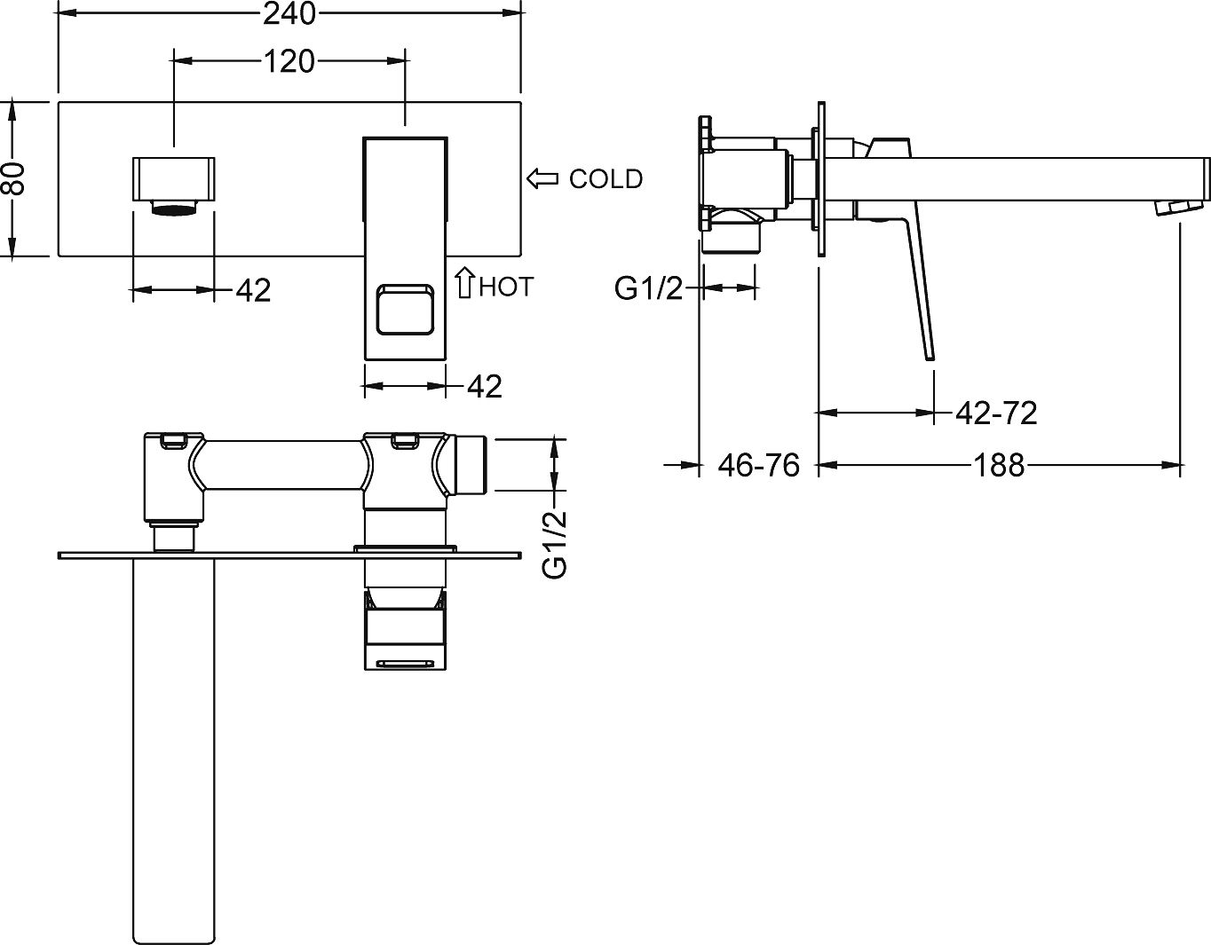 Смеситель Timo Briana 7171/03SM для раковины - 1