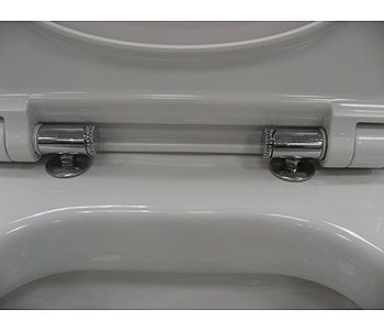 Крышка-сиденье Roca Dama Senso ZRU9000041 c микролифтом, петли хром - 1