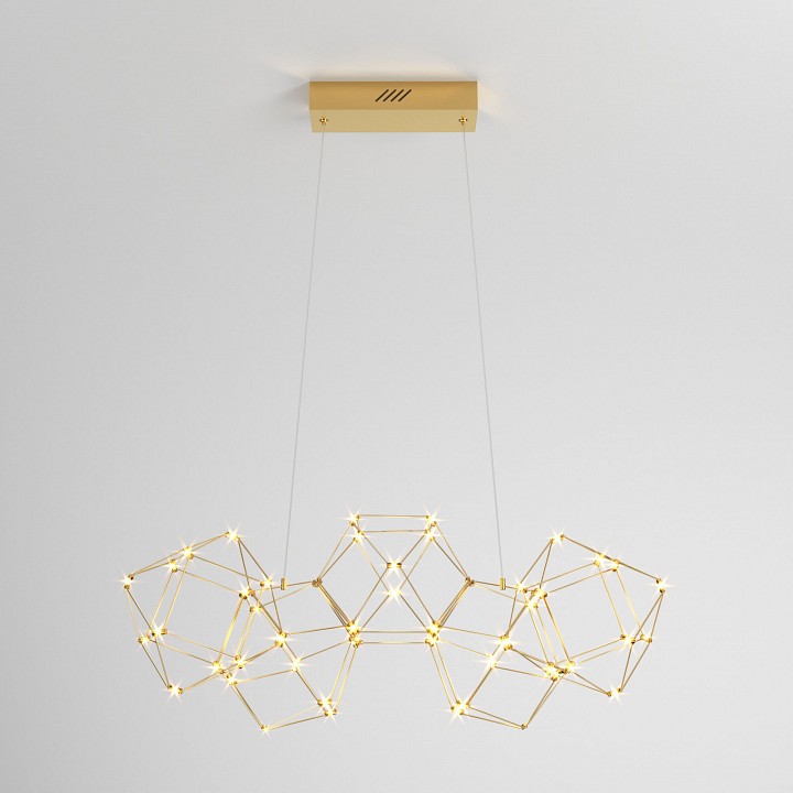 Подвесная люстра Eurosvet Uma 90168/5 медь - 0