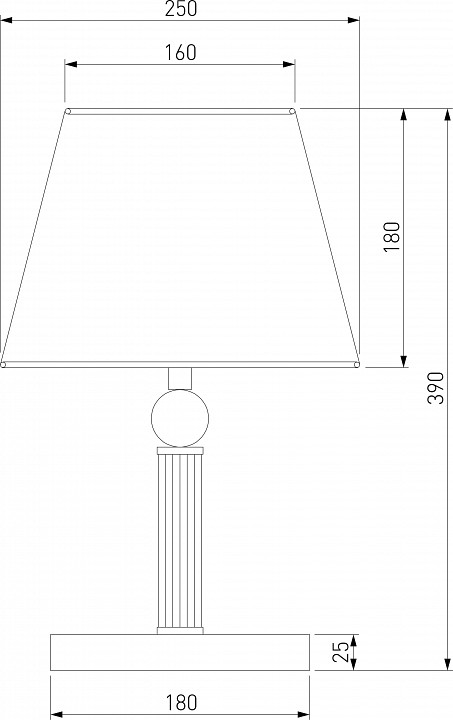 Настольная лампа декоративная Eurosvet Conso 01145/1 хром - 1