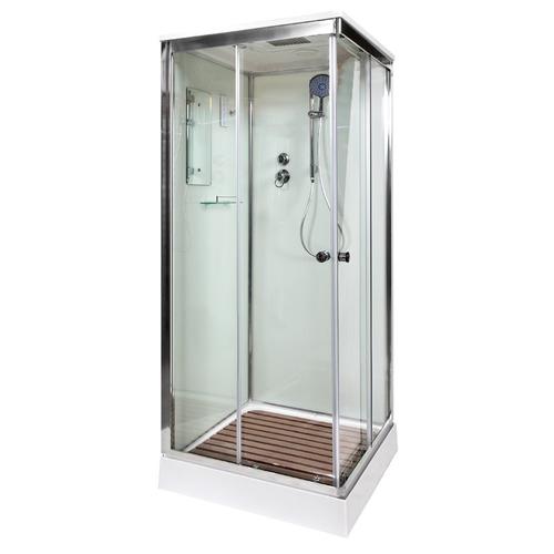 Душевая кабина Deto K 90х90 с электрикой, хром  K409SEL - 0