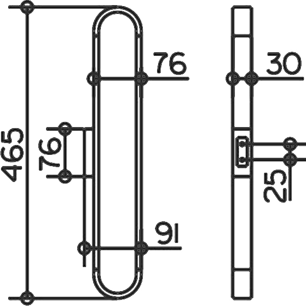 Полотенцедержатель Keuco Edition 30070 010000 хром 30070010000 - 5