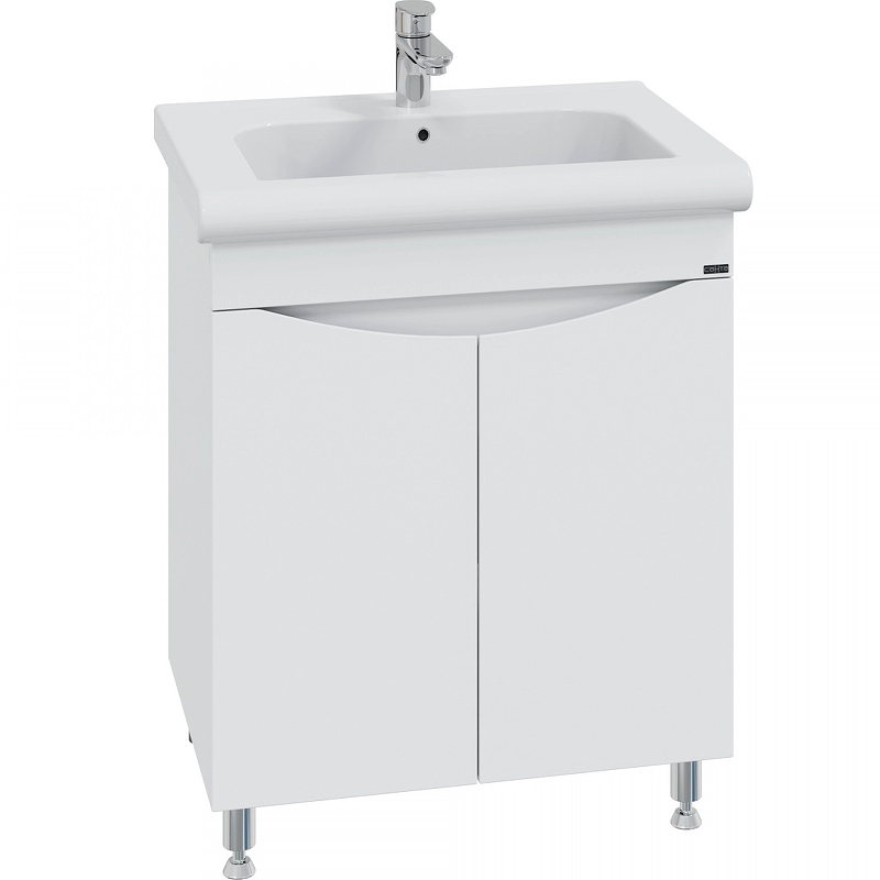 Раковина мебельная Санта Kirovit Леонардо 70 белый Леонардо70 - 1