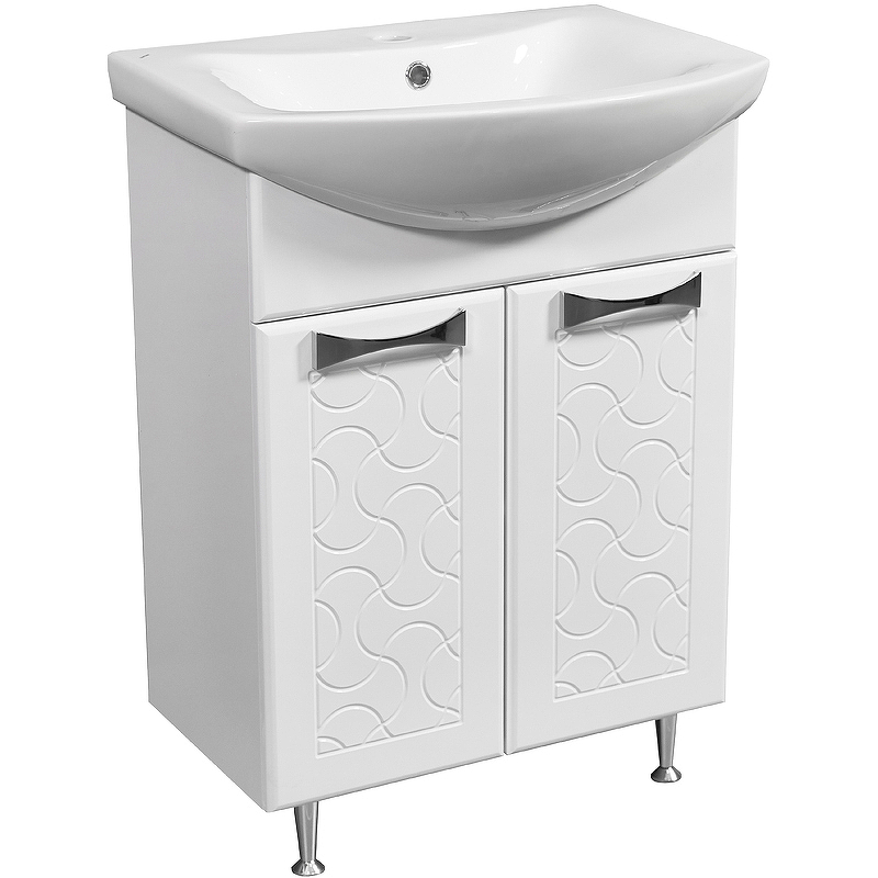 Тумба под раковину Stella Polar Ванда 60 белый SP-00000201 - 0