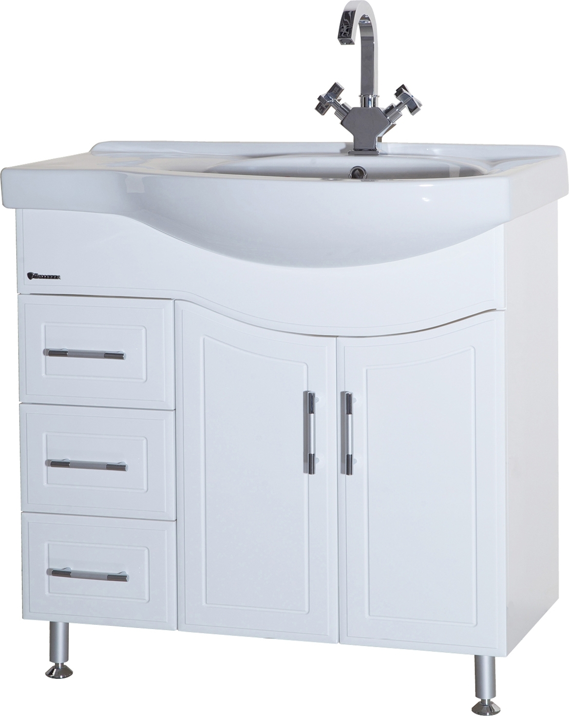 Тумба с раковиной Bellezza Коралл 85 L - 0