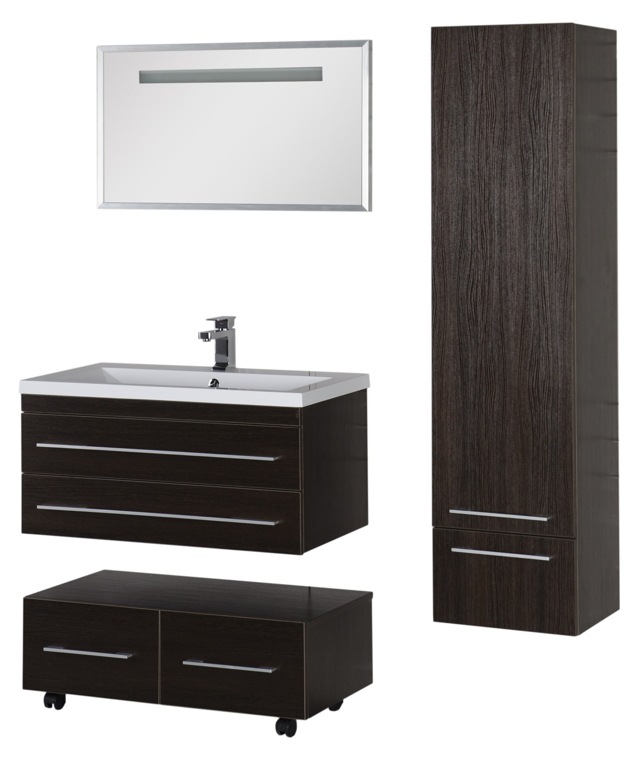 Тумба Aquanet Нота 90 подкатная венге 00170748 - 28