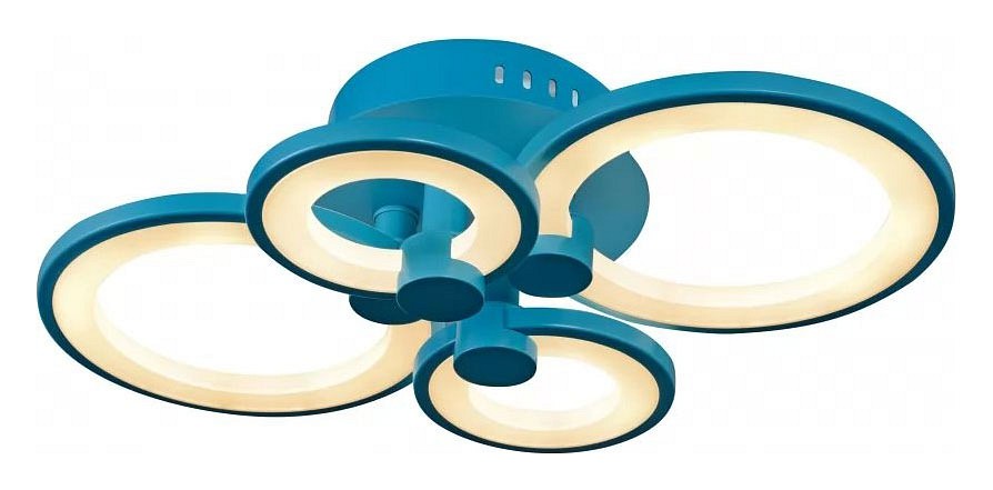 Потолочная люстра iLedex Ring A001/4 BLUE - 0