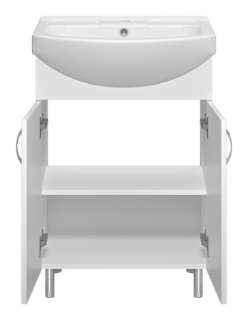 Тумба под раковину Misty Изео 60 белая Э-Изе01060-021Н - 2