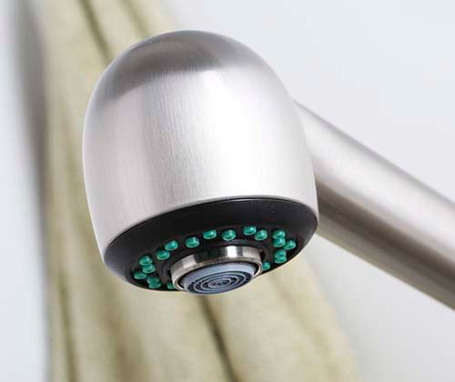 Смеситель Wasserkraft Wern 4266 для кухонной мойки, матовый хром - 4