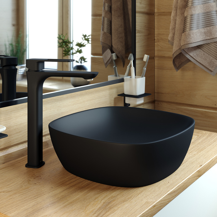 Смеситель IDDIS Slide SLIBL01i01 для раковины, черный - 4