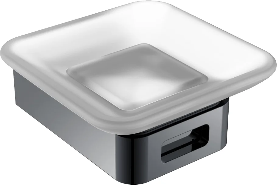 Мыльница настольная Boheme Q черная 10943-SGM - 0