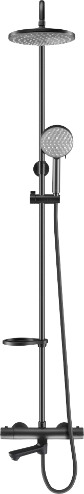 Душевая стойка Swedbe Hermes черный матовый  5116B - 1