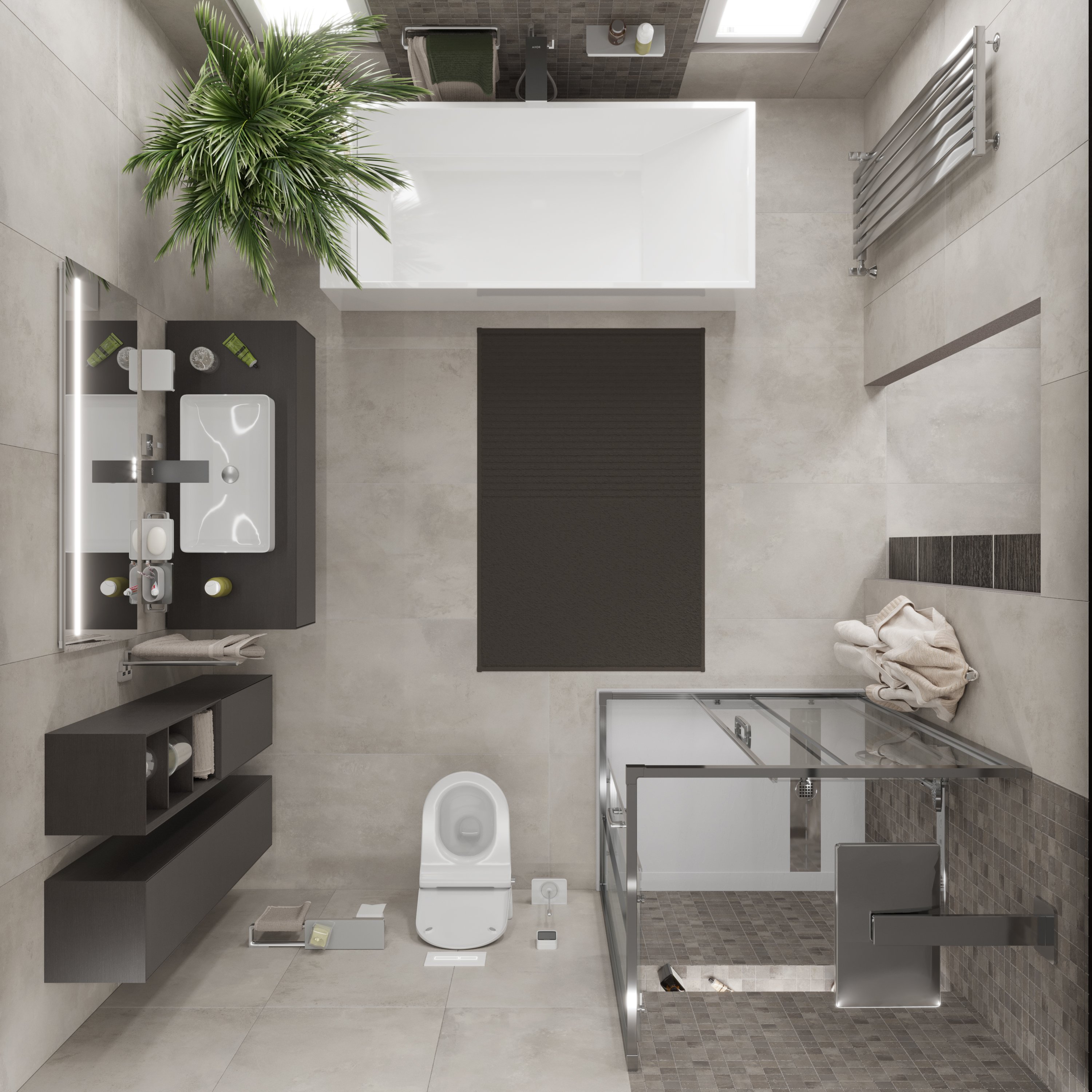 Поддон для душа STWORKI Эстерсунд 120x90 белый камень, с сифоном 440689 - 2