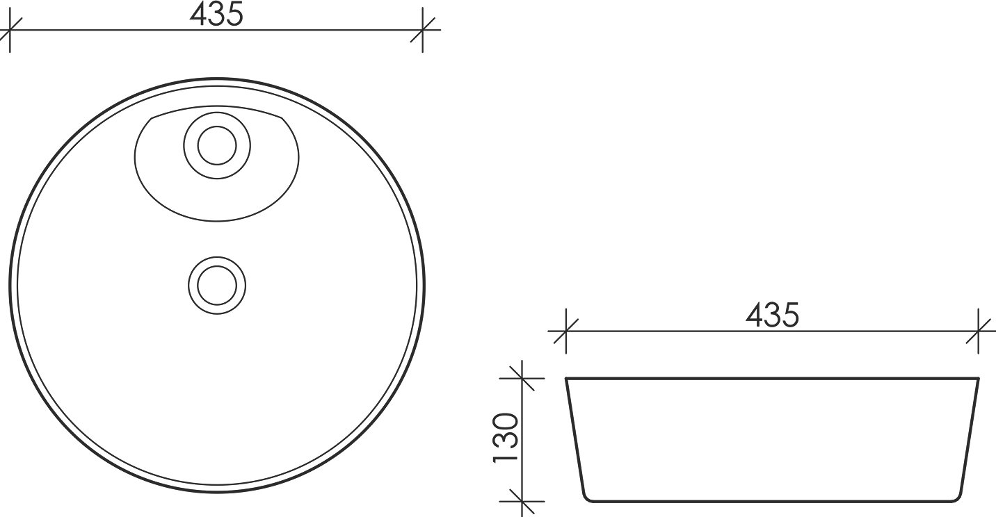 Рукомойник Ceramica Nova Element CN6014 - 5