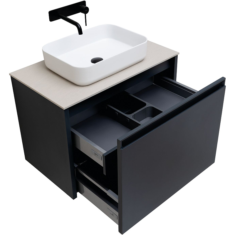 Тумба под раковину Allen Brau Fantasy 80 черный матовый 1.11002.AM - 7