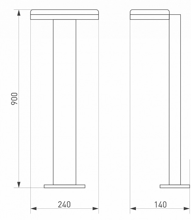 Уличный светодиодный светильник Arlight LGD-Tent-Boll-H900-9W Warm3000 029978 - 2