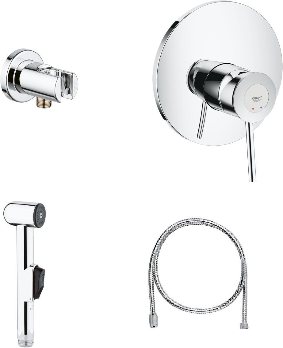 Гигиенический душ Grohe BauClassic со смесителем 124434 - 0