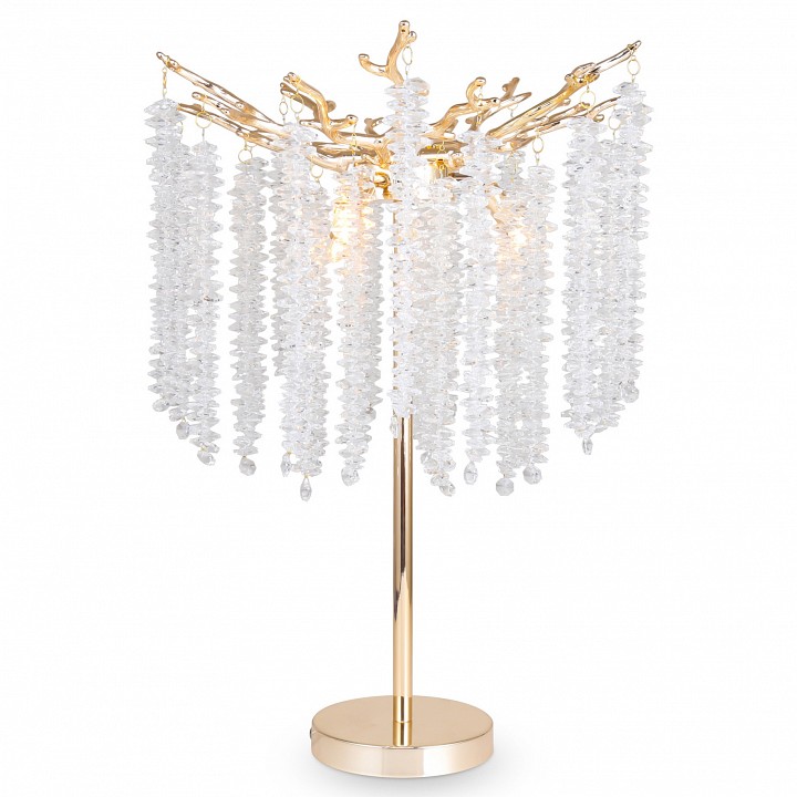 Настольная лампа декоративная Freya Mineral FR1010TL-03G - 0