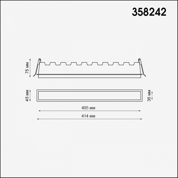 Встраиваемый светодиодный светильник Novotech Spot Hielo 358242 - 2