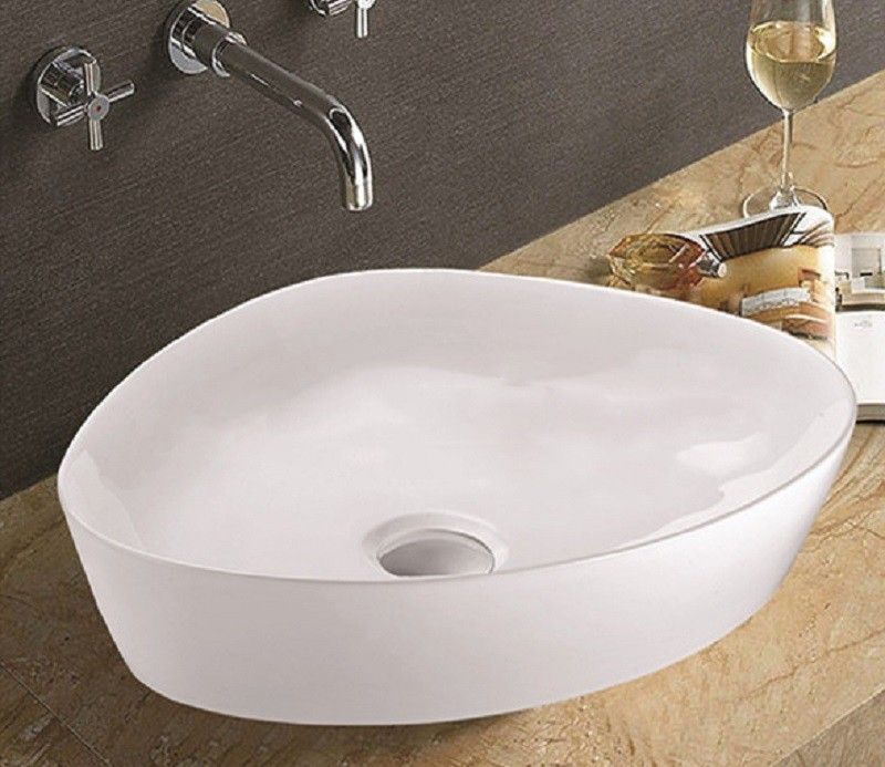 Раковина накладная Ceramalux N 50 белый  9386 - 8