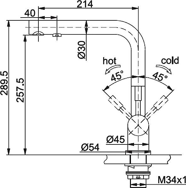 Смеситель Franke Atlas 120.0179.978 для кухонной мойки - 3