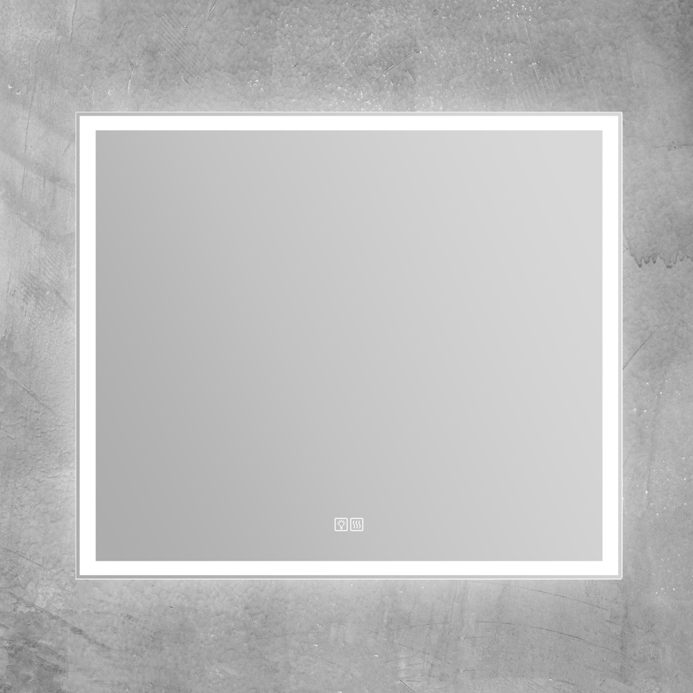 Зеркало BelBagno 90х80 с подсветкой, подогревом  SPC-GRT-900-800-LED-TCH-WARM - 0