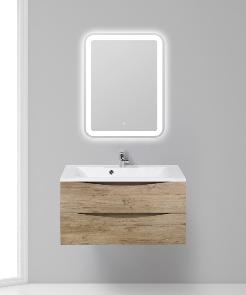 Тумба под раковину BelBagno Marino 90 светлое дерево MARINO-900-2C-SO-RN-P - 1