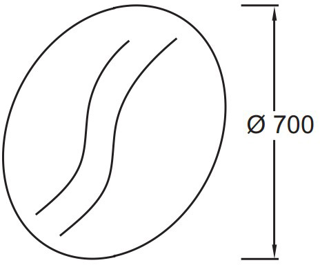 Зеркало Jacob Delafon Odeon Rive Gauche EB1144-NF 70 см - 5