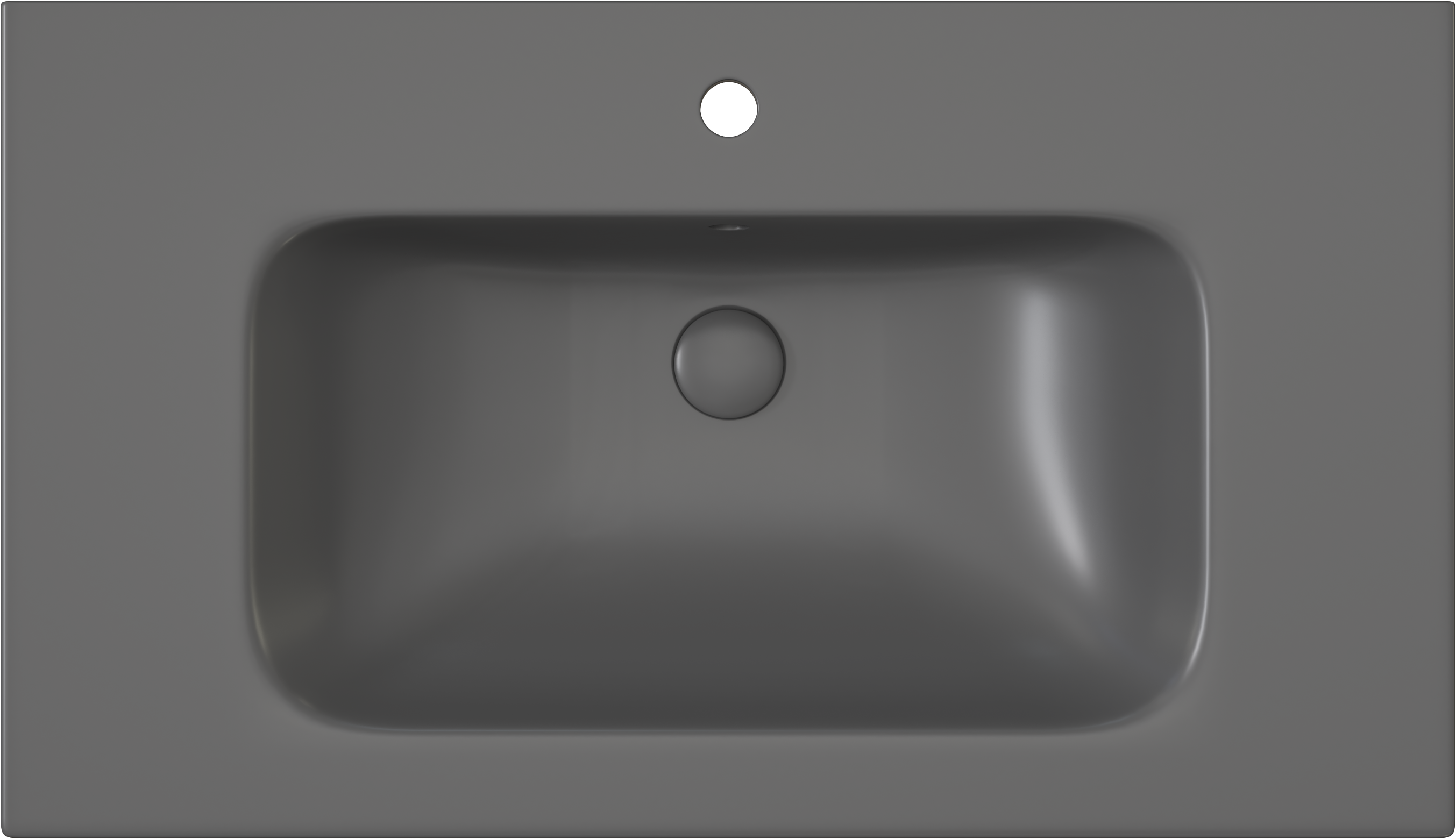 Раковина STWORKI 81 43081-112-KL антрацит - 0
