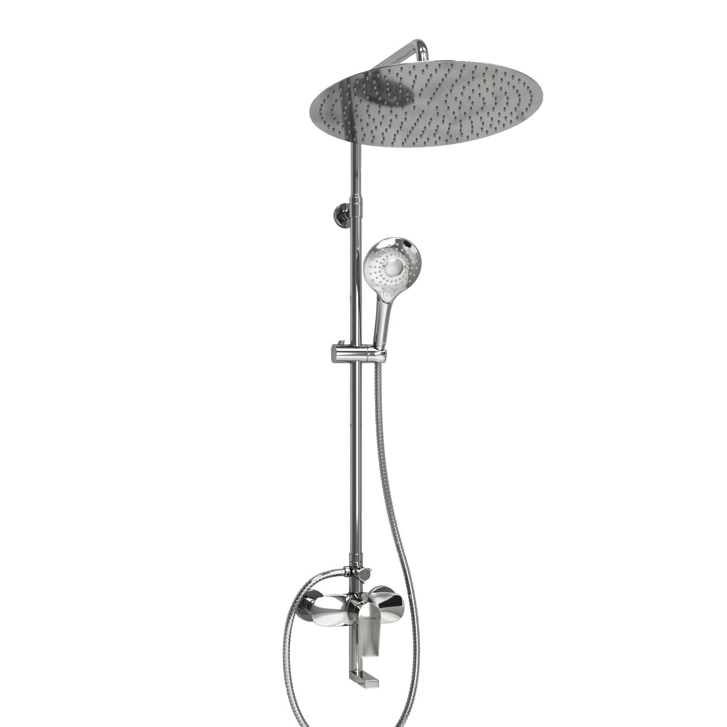 Душевая система WasserKraft 40 хром A166.117.101.010.CH - 0