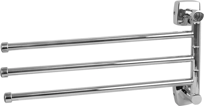 Полотенцедержатель Fixsen Kvadro поворотный, тройной  FX-61302A-3  - 0