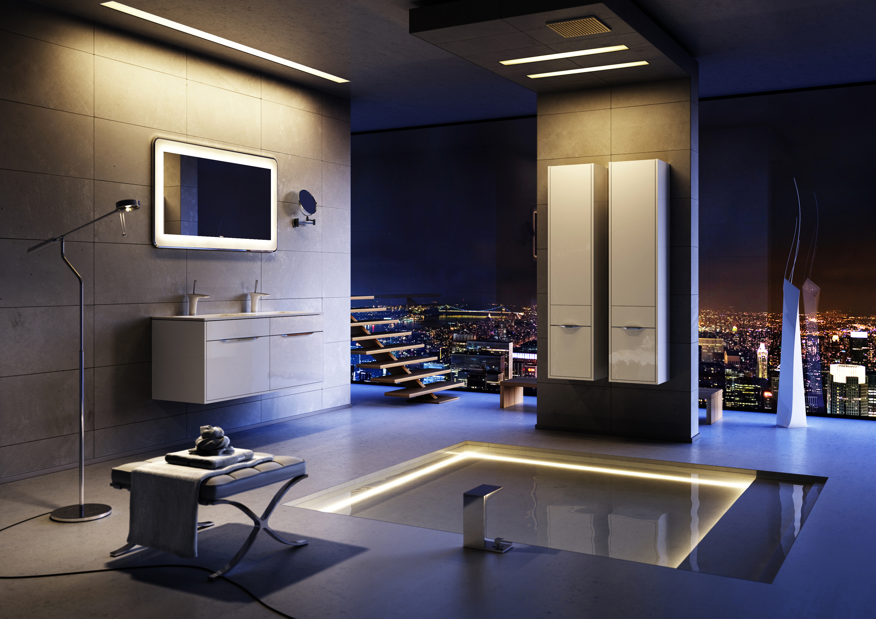 Мебель для ванной Aqwella 5 stars Malaga 120 белая - 1