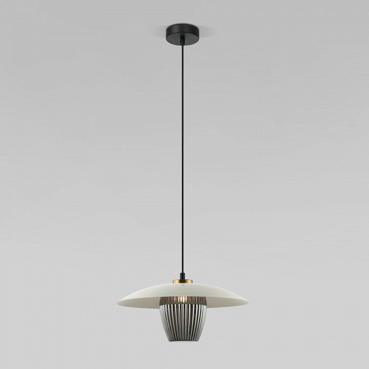 Подвесной светильник Eurosvet Kamari 50259/1 белый/дымчатый - 2