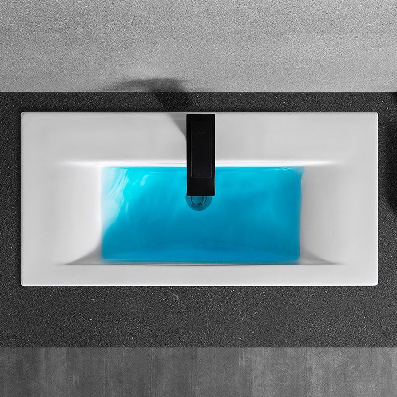 Раковина встраиваемая CeramaLux N 81.5 см белый  9393-80 - 2