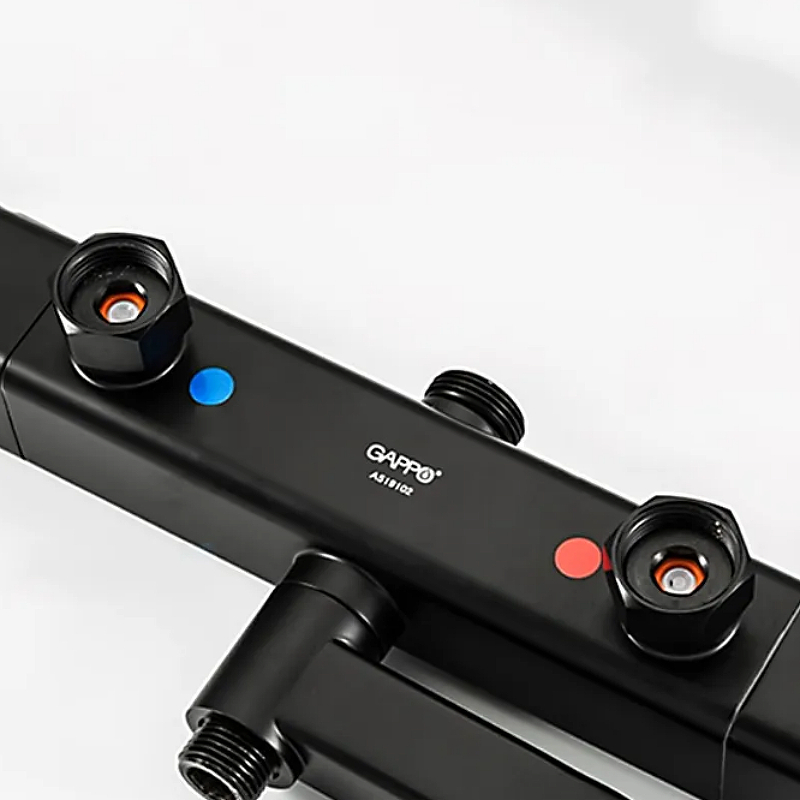 Душевая стойка с термостатом Gappo G2491-6 - 3