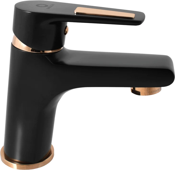 Смеситель для раковины Rav Slezak Colorado черный матовый - золото CO326.5CMATZ - 0