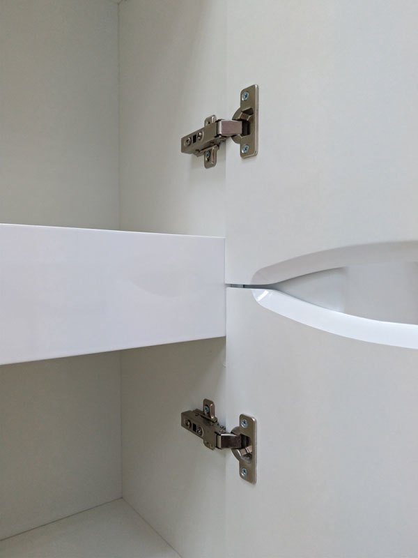 Шкаф-пенал Misty Элвис 35 R белый П-Элв-01035-011П - 3