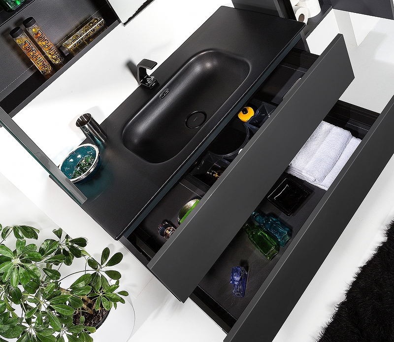 Тумба под раковину Armadi Art Vallessi 80 черный матовый 837-080-A mat - 3