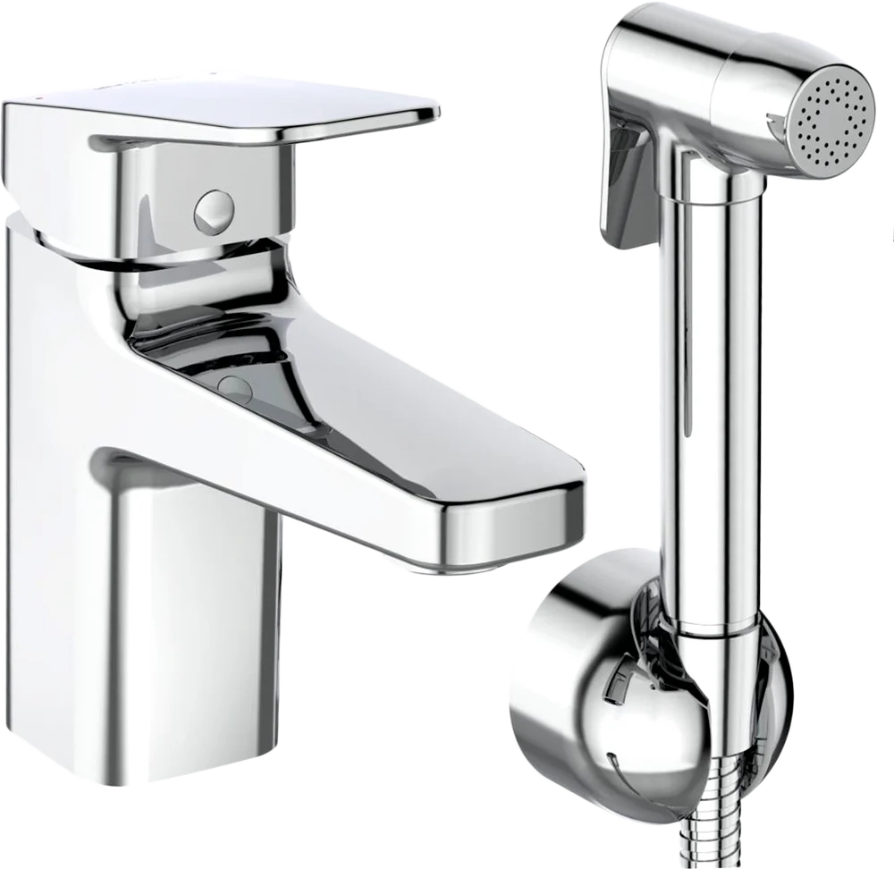 Смеситель для раковины Ideal Standard Ceraplan с гигиеническим душем хром BD231AA - 0