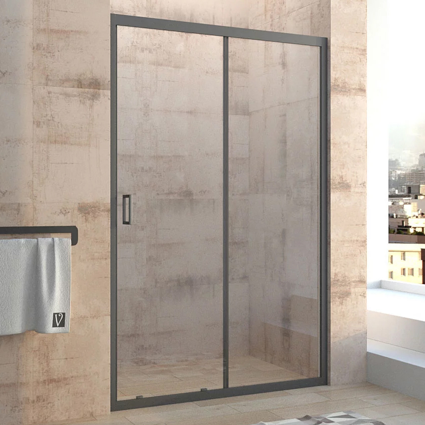 Душевая дверь Veconi Vianno 120, черный  VN46B-120-01-C5 - 0