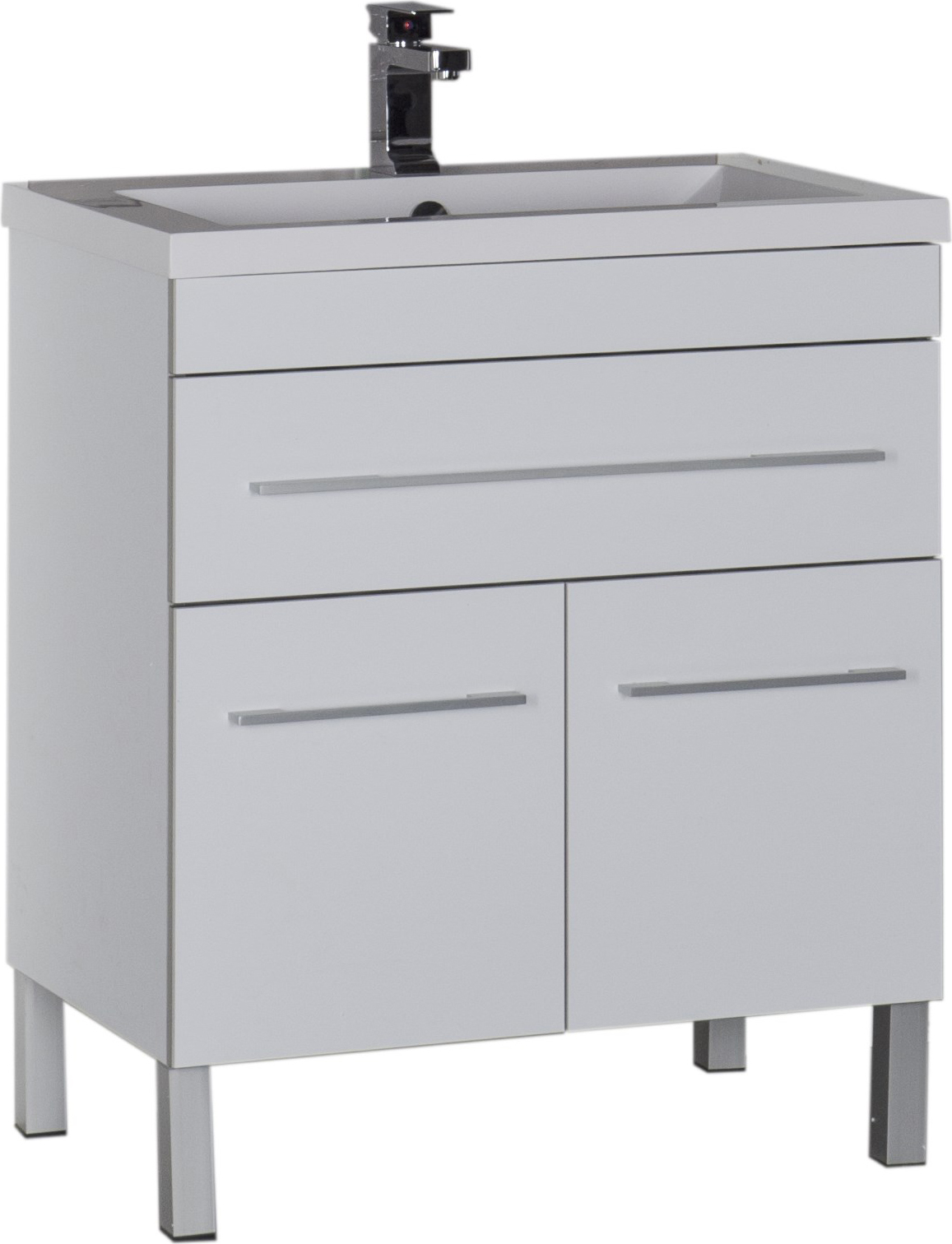 Мебель для ванной Aquanet Верона 75 белая, 1 ящик, 2 двери 182706 - 0