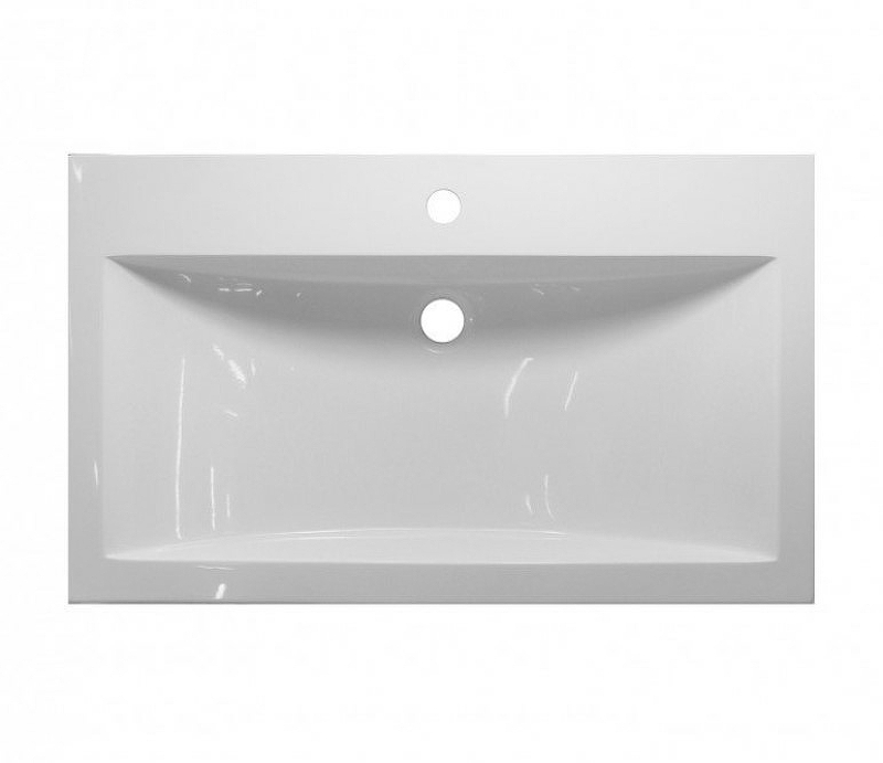 Мебельная раковина Misty Монако 80 белая глянцевая ФР-00002611 - 1