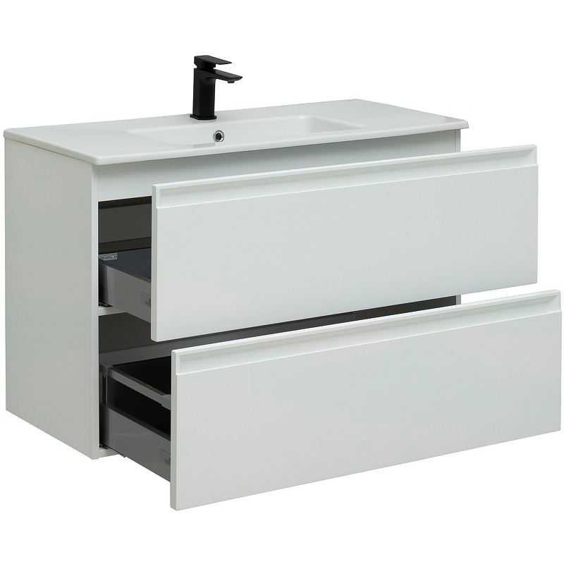 Тумба под раковину Allen Brau Eclipse 100 белый матовый 1.E1003.WM - 6