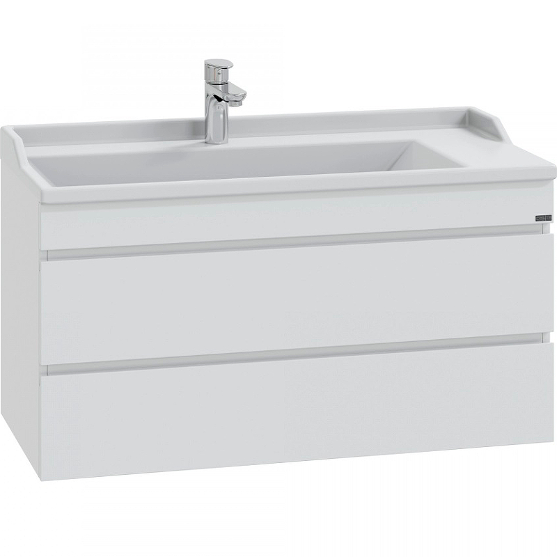 Тумба под раковину подвесная Санта Марс 100 белый 700299 - 0