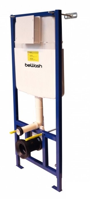 Комплект инсталляции beWash Vago с кнопкой смыва черный - хром K500RZVP0500SYC00000 - 2