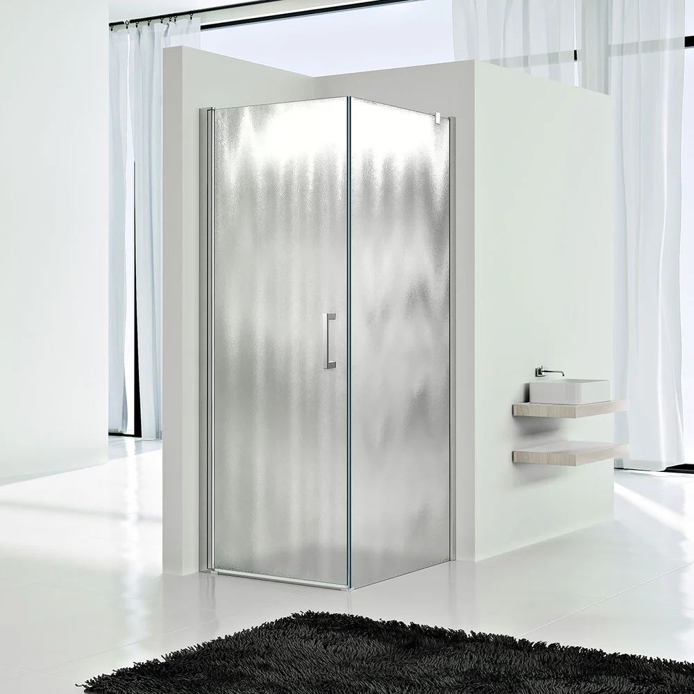 Душевая дверь Vincea Orta 90 хром стекло рифленое VDP-1O900CH-L - 1