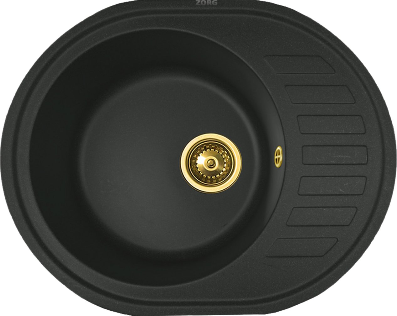 Мойка кухонная Zorg Granit GR 620 BLACK BRONZE бронза - 0