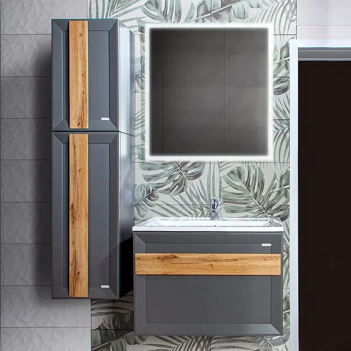 Тумба под раковину Бриклаер Берлин 70 оникс серый  4627125416149 - 6