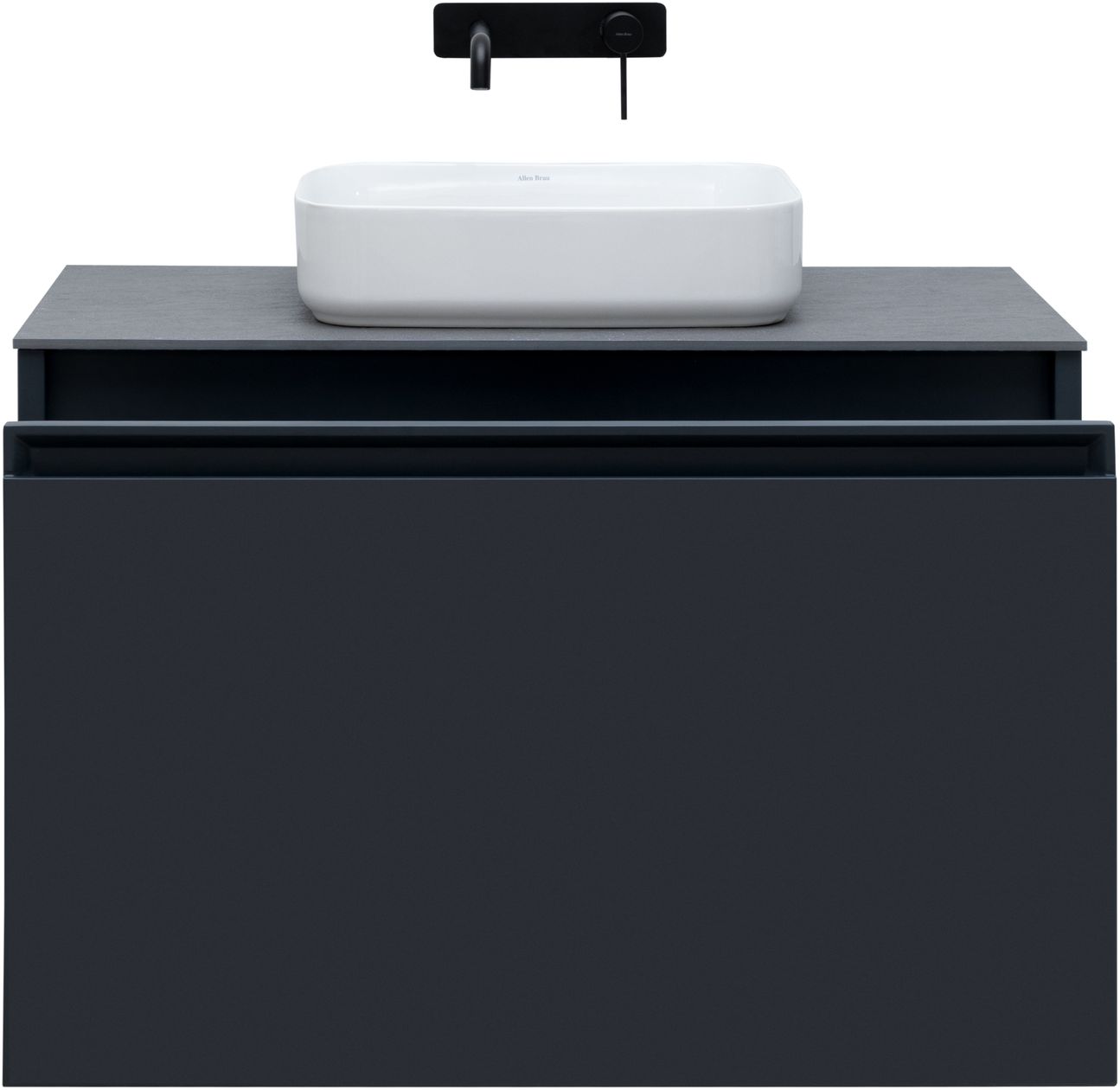Тумба под раковину Allen Brau Fantasy 100 черный матовый 1.11004.AM - 4
